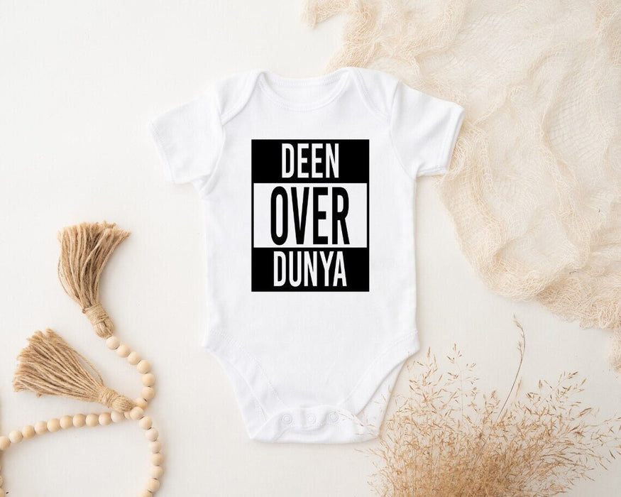 Deen Over Dunya Onesie