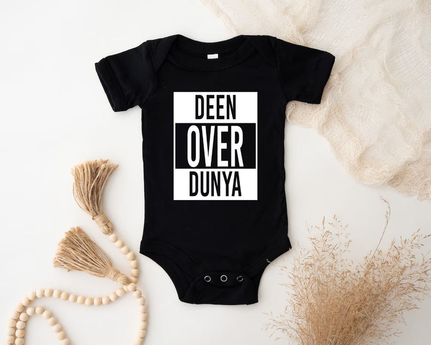 Deen Over Dunya Onesie