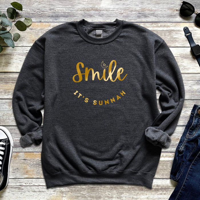 GOLD Smile It's Sunnah Sweatshirt