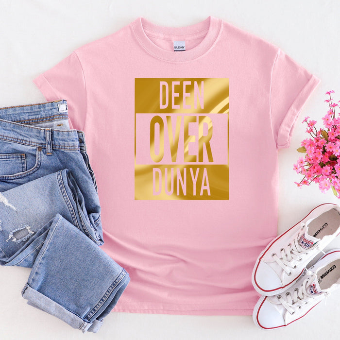 GOLD Deen Over Dunya T-Shirt