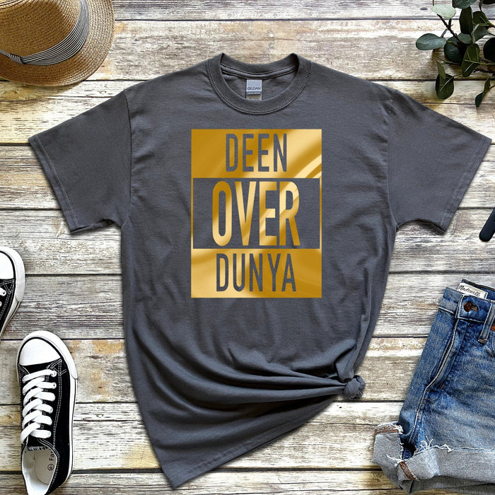 GOLD Deen Over Dunya T-Shirt