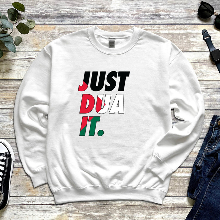 Just Dua It Palestine Flag Sweatshirt