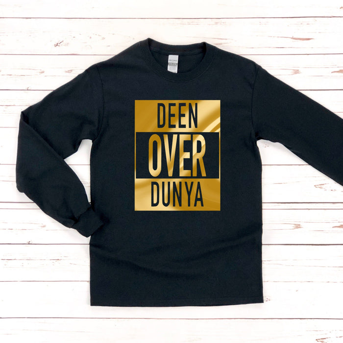 GOLD Deen Over Dunya Long Sleeve Shirt