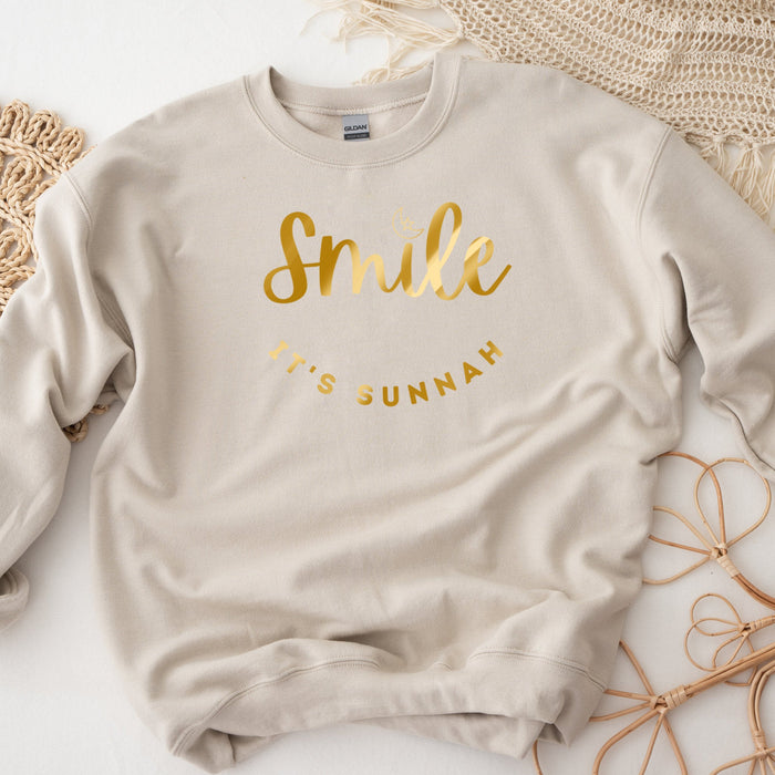 GOLD Smile It's Sunnah Sweatshirt