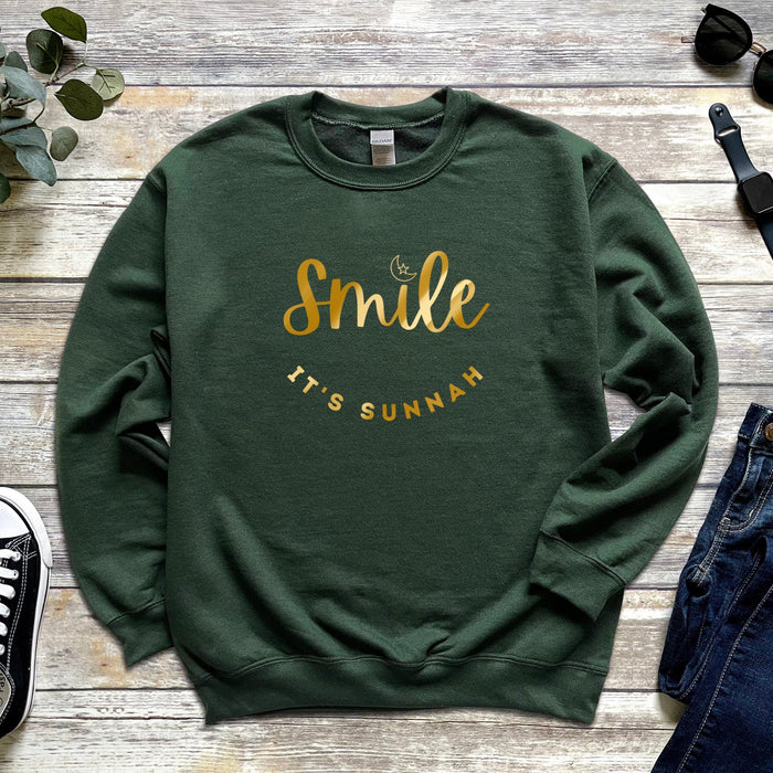 GOLD Smile It's Sunnah Sweatshirt