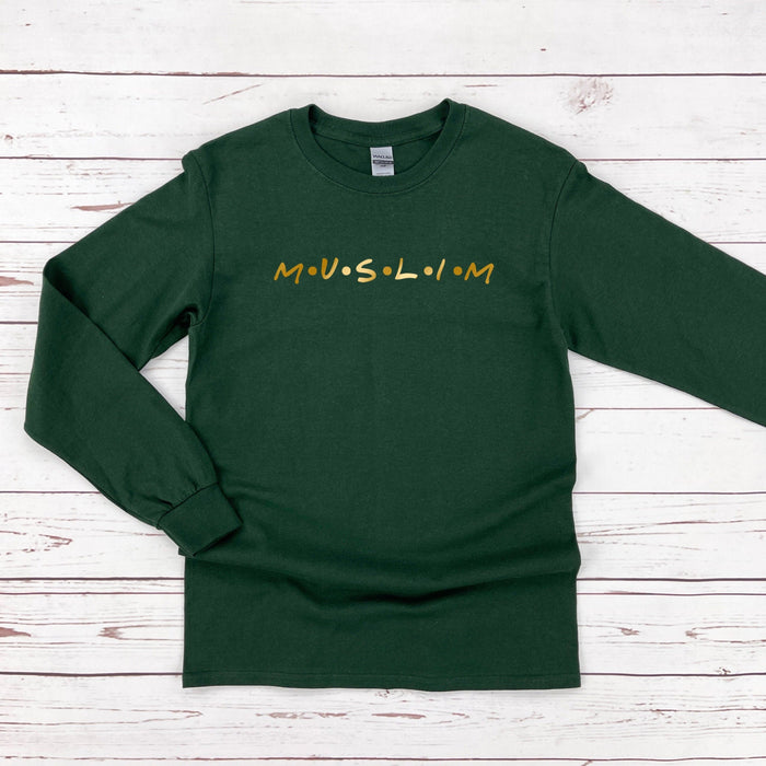 GOLD Muslim Long Sleeve Shirt