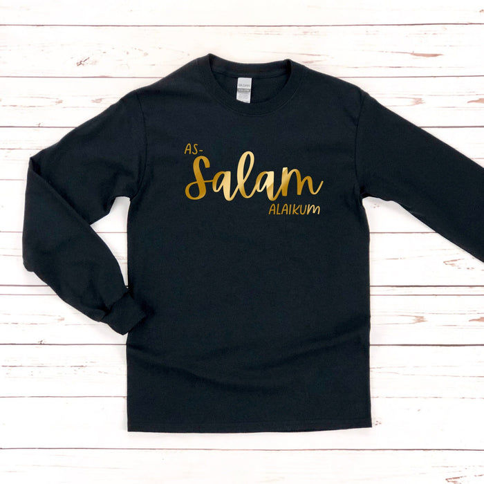 GOLD Assalamalaikum Long Sleeve Shirt