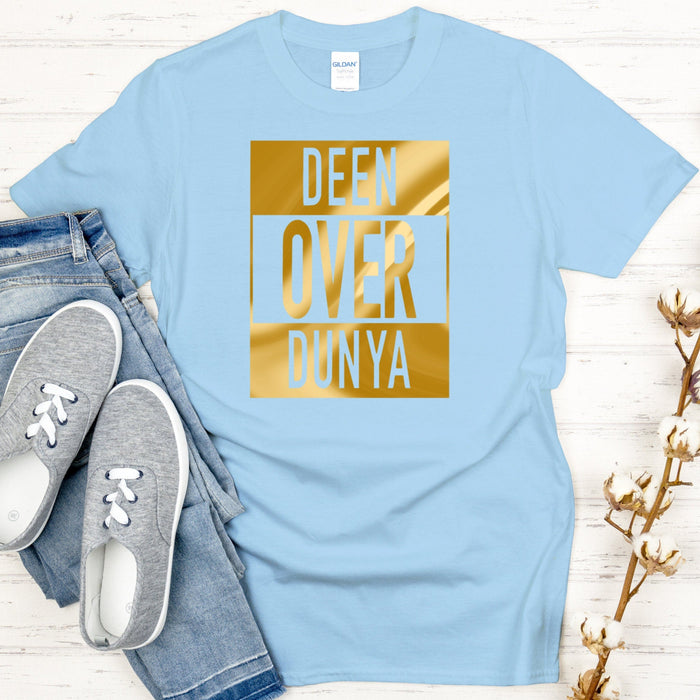 GOLD Deen Over Dunya T-Shirt