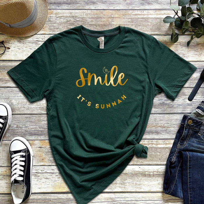 GOLD Smile It's Sunnah T-Shirt