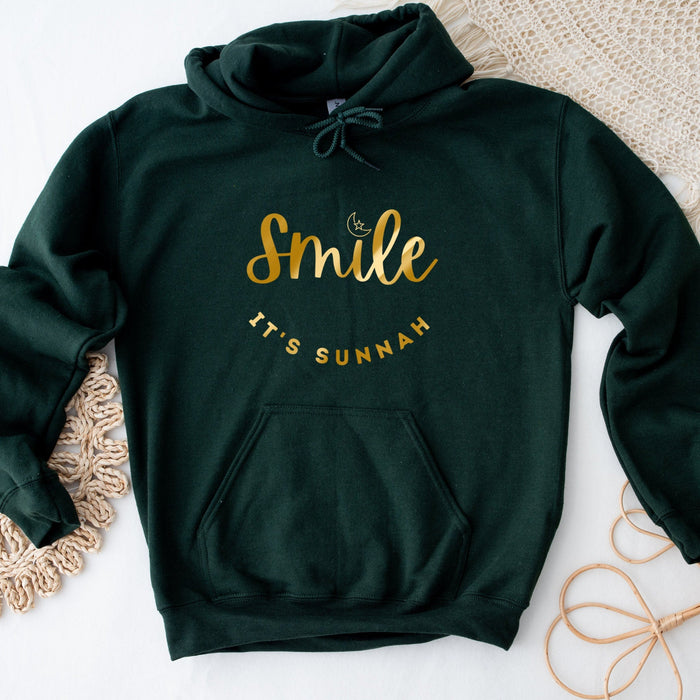 GOLD Smile It's Sunnah Hoodie