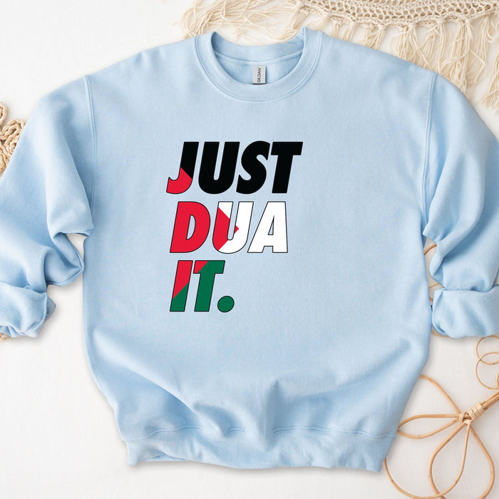 Just Dua It Palestine Flag Sweatshirt