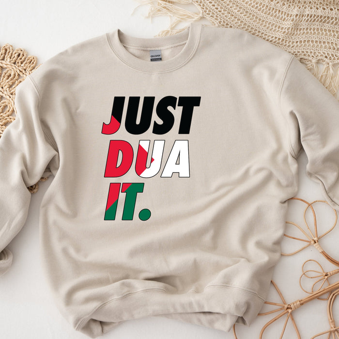 Just Dua It Palestine Flag Sweatshirt