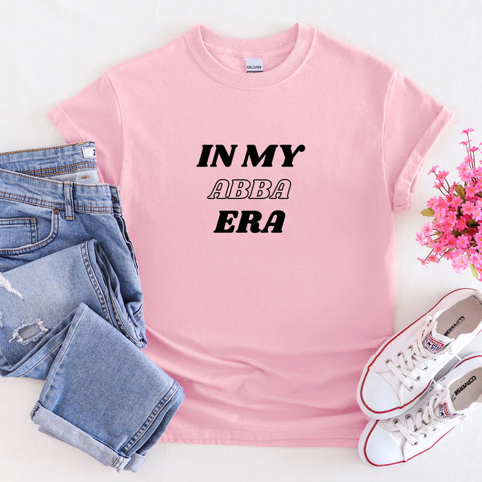 a pink shirt with the words in my area on it