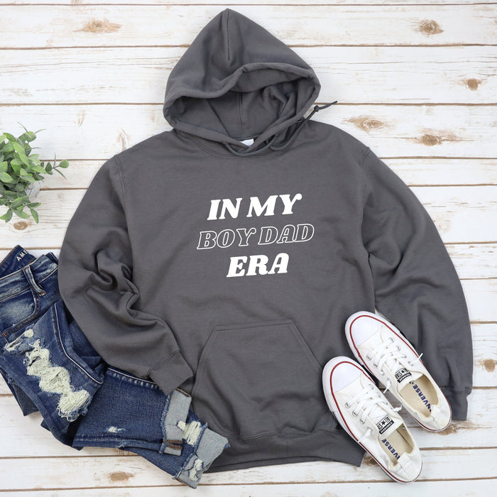 a gray hoodie with the words in my boyfriend era on it