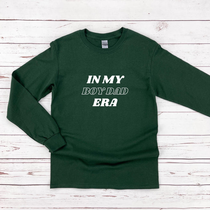 a green shirt that says in my boyfriend era