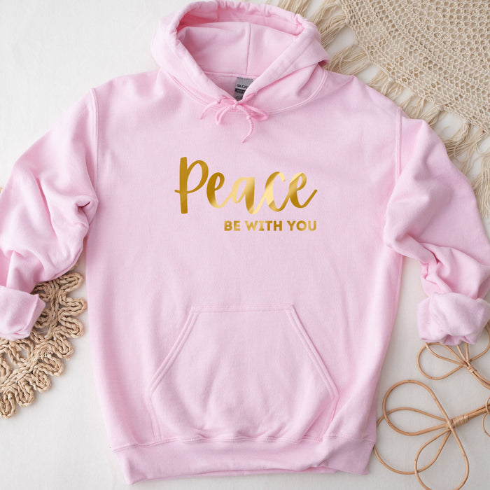 GOLD Peace Be With You Hoodie