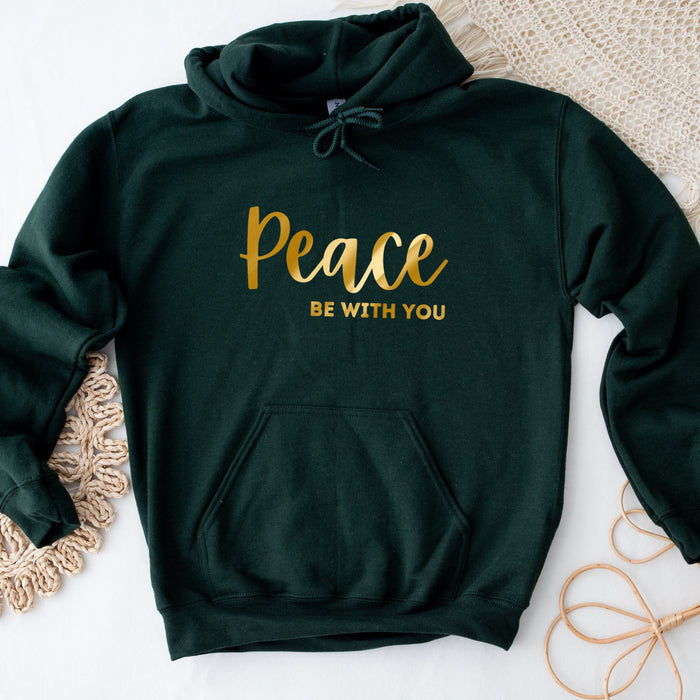 GOLD Peace Be With You Hoodie