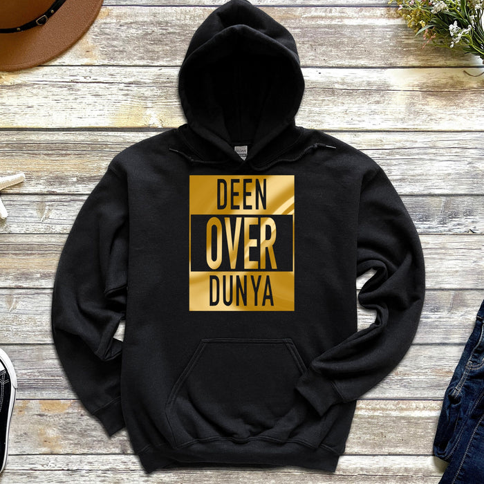 GOLD Deen Over Dunya Hoodie