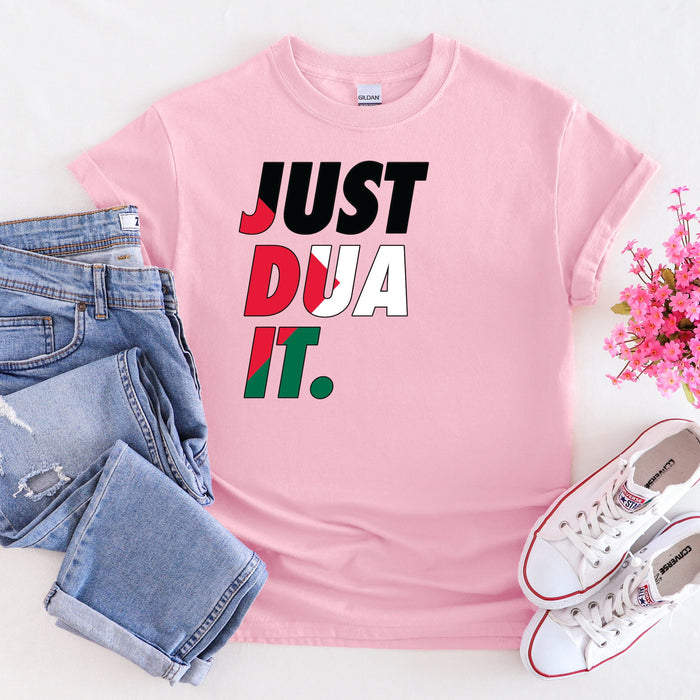 Just Dua It Palestine Flag T-Shirt