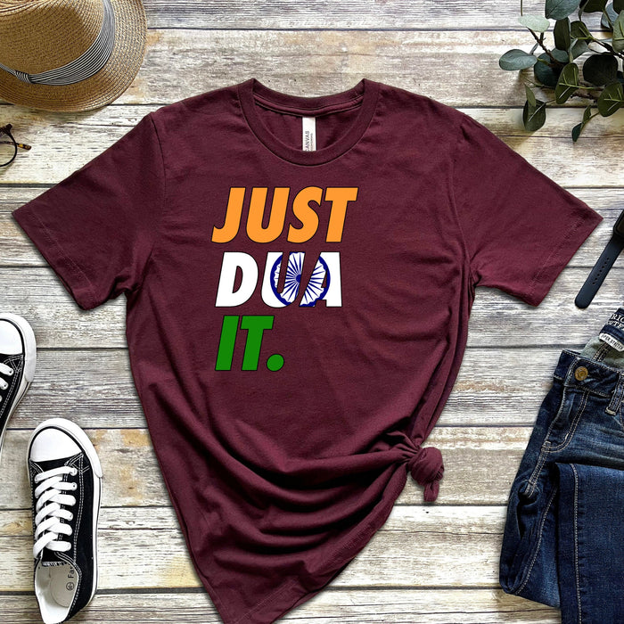 Just Dua It India Flag T-Shirt