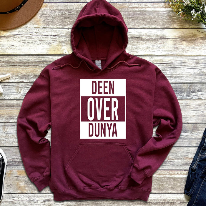 Deen Over Dunya Hoodie