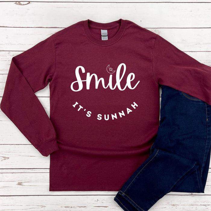 Smile It's Sunnah Long Sleeve Shirt