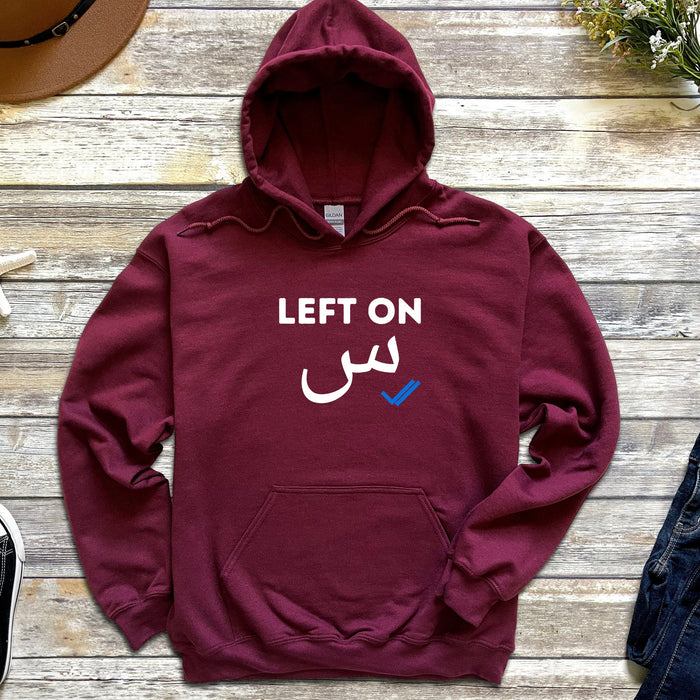 Left on س ("Seen") Hoodie