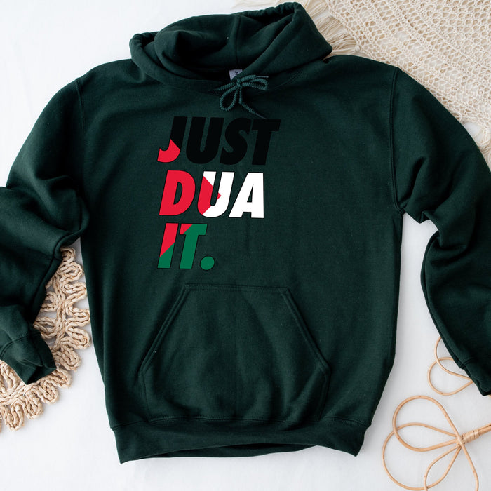 Just Dua It Palestine Flag Hoodie