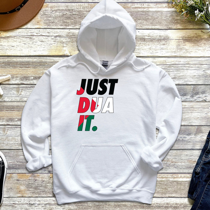 Just Dua It Palestine Flag Hoodie