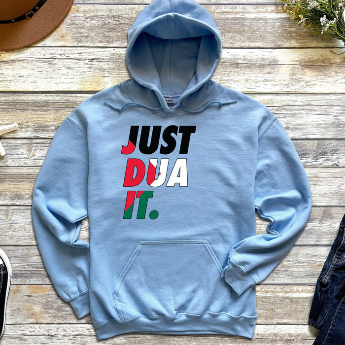 Just Dua It Palestine Flag Hoodie