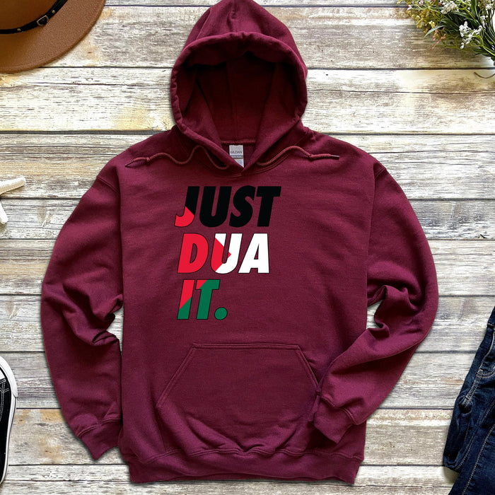 Just Dua It Palestine Flag Hoodie