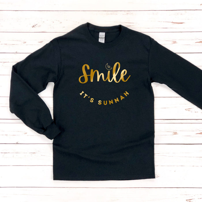 GOLD Smile It's Sunnah Long Sleeve Shirt