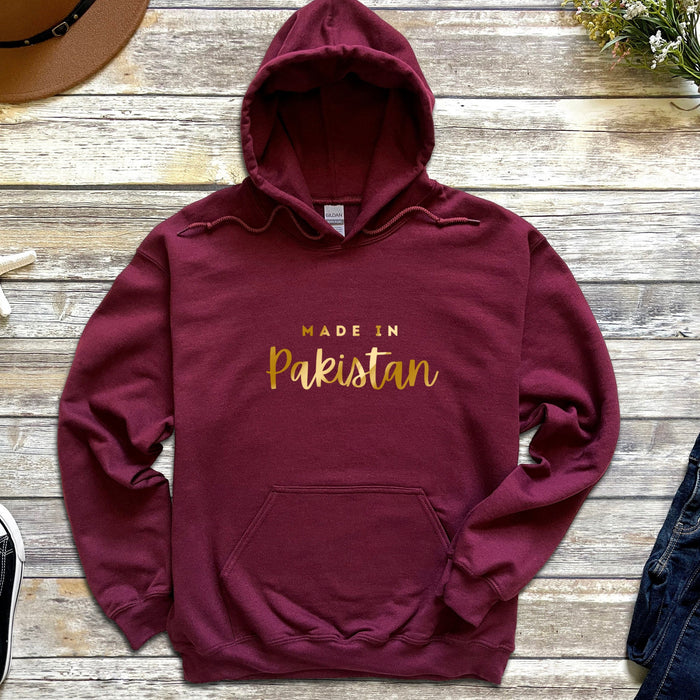 GOLD Personalized "Made in [COUNTRY]" Hoodie