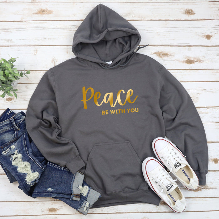 GOLD Peace Be With You Hoodie