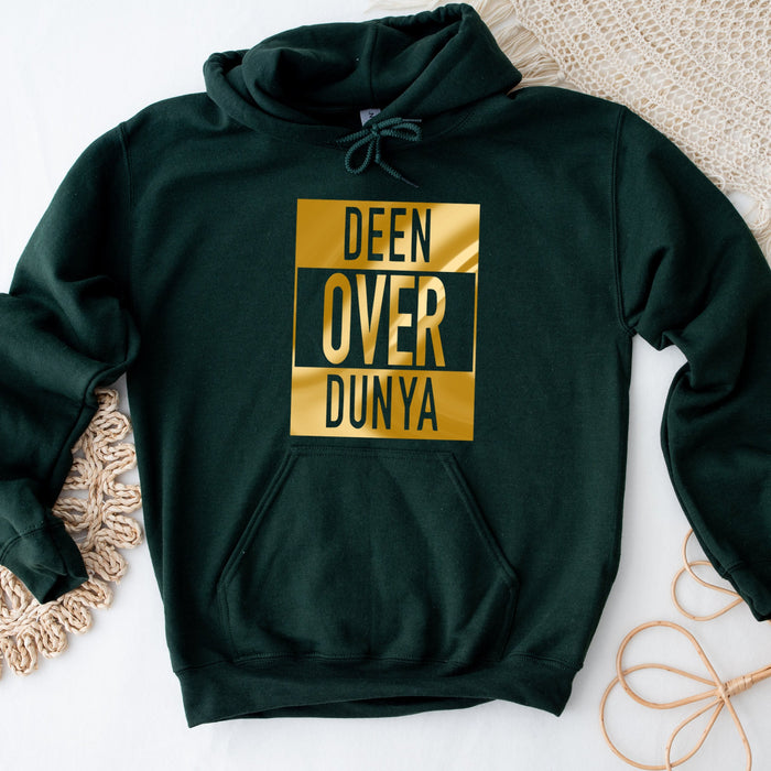 GOLD Deen Over Dunya Hoodie