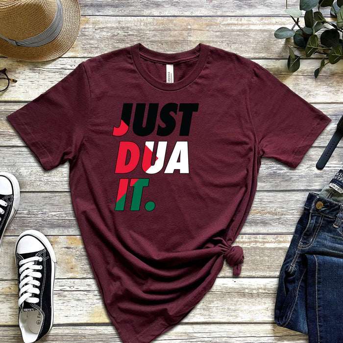 Just Dua It Palestine Flag T-Shirt