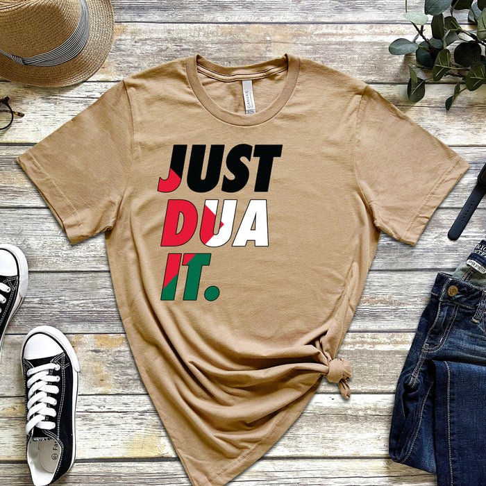 Just Dua It Palestine Flag T-Shirt