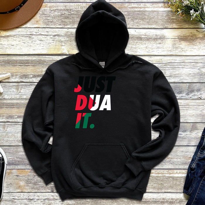 Just Dua It Palestine Flag Hoodie